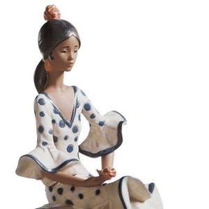 Lladro Gres finish Spanish Dancer Figurine Retired